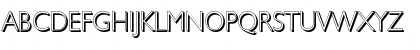 Download DavidBeckerShadow-Xlight Regular Font Uppercase Preview