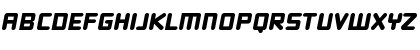 Download DBXLNightfever WideItalic Font Uppercase Preview
