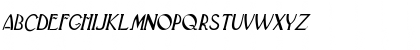 Download Deco Italic Font Uppercase Preview