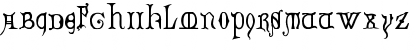 Download Decorated Majuscules, 14th c. Regular Font Uppercase Preview