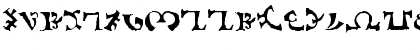 Download DEEnochian DEEnochScript Font Uppercase Preview