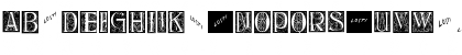 Download DelitschInitialen Regular Font Uppercase Preview