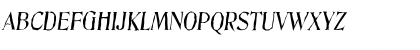 Download DenverAntique Italic Font Uppercase Preview