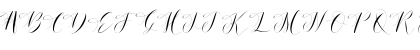 Download Donita Handscript Demo Regular Font Uppercase Preview