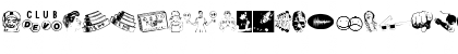 Download DEVO Dingbats 1.0 Regular Font Uppercase Preview