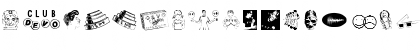 Download DEVO Dingbats 1.3 Regular Font Uppercase Preview