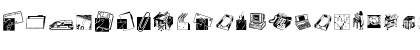 Download DfIndustrialsTwoPlain Regular Font Uppercase Preview