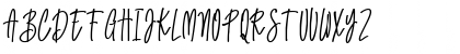 Download Emma signature Regular Font Uppercase Preview