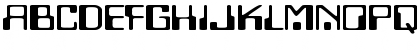 Download DigitalMachineExtended Regular Font Uppercase Preview