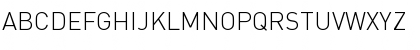 Download DIN Light Regular Font Uppercase Preview