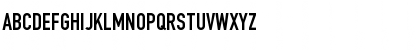 Download DIN1451EF Regular Font Uppercase Preview