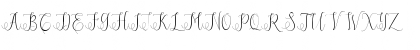 Download Eritta Script Regular Font Uppercase Preview