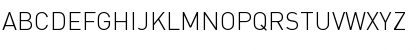 Download DINLight Regular Font Uppercase Preview