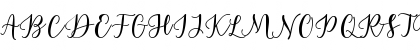 Download Estafet Letter Script Med Regular Font Uppercase Preview