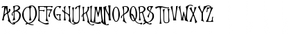 Download Disney Nightmare Before Christmas Regular Font Uppercase Preview