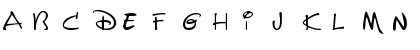 Download Disney Park Regular Font Uppercase Preview