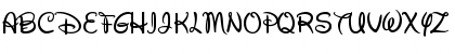 Download Disney Script Regular Font Uppercase Preview