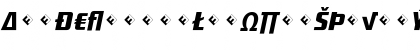 Download District-MediumItaExp Regular Font Uppercase Preview