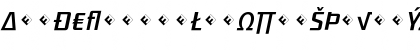 Download District-RegularItaExp Regular Font Uppercase Preview