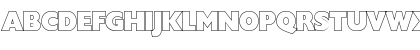 Download DivadBeckerOutline Bold Font Uppercase Preview