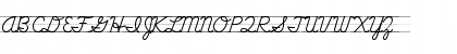 Download DN Cursive with Rules Regular Font Uppercase Preview