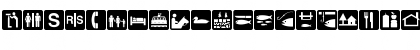 Download DNR Recreation Symbols Regular Font Uppercase Preview