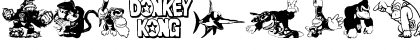 Download Donkey Kong World Regular Font Uppercase Preview