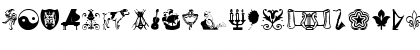 Download Doodle Dingbats One SSi Regular Font Uppercase Preview