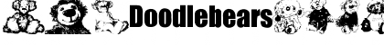 Download Doodlebears Regular Font Uppercase Preview