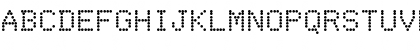 Download Dot Matrix Unknown Font Uppercase Preview