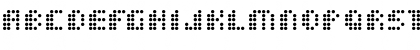 Download Dot Short of a Matrix Regular Font Uppercase Preview