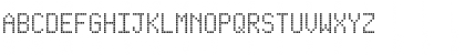 Download Dotmatrix Regular Font Uppercase Preview