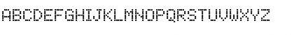 Download DotMatrix Regular Font Uppercase Preview