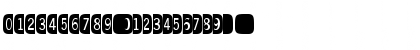 Download DoubleDigits Regular Font Uppercase Preview