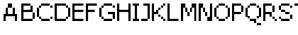 Download DPix_8pt Regular Font Uppercase Preview