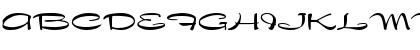 Download Dragonfly Regular Font Uppercase Preview