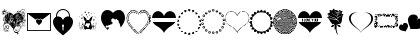 Download Font Hearts Love Regular Font Uppercase Preview