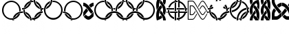Download DS_Celtic-Border-1 Regular Font Uppercase Preview