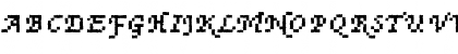 Download DTCRoughM77 Regular Font Uppercase Preview