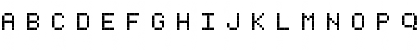 Download dymsmall Regular Font Uppercase Preview