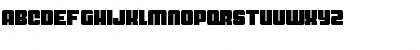 Download Dynomite Regular Font Uppercase Preview