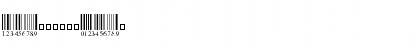 Download EAN-13B Half Height Regular Font Uppercase Preview
