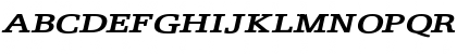Download Eggo Extended BoldItalic Font Uppercase Preview