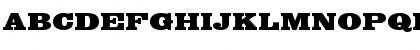 Download EgyptienneDBolExt Regular Font Uppercase Preview