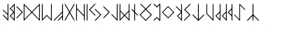 Download Elder Futhark Regular Font Uppercase Preview