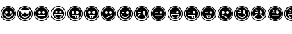 Download Emoticons Outline Regular Font Uppercase Preview
