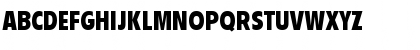 Download EmphasisBlackCondSSK Regular Font Uppercase Preview