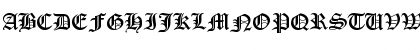 Download Encient German Gothic Regular Font Uppercase Preview