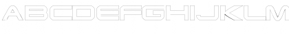 Download EndzoneOutline Regular Font Uppercase Preview