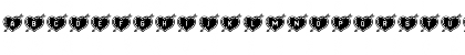 Download Hearts and Arrows Regular Font Uppercase Preview